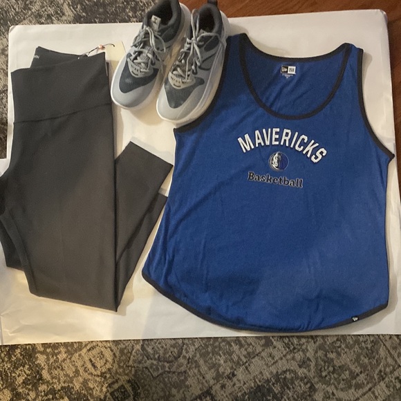 NBA New Era Dallas “Mavericks” Sleeveless T-Shirt, Sz 2XL - Picture 3 of 6